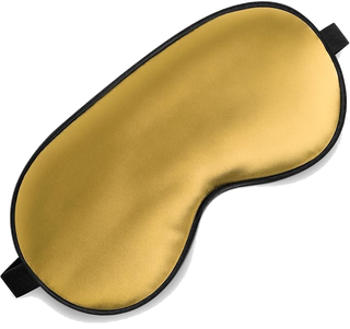 Generic flat gold sleep mask cutout