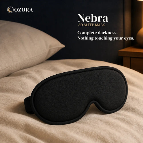 Nebra 3D sleep mask for complete darkness without eye pressure