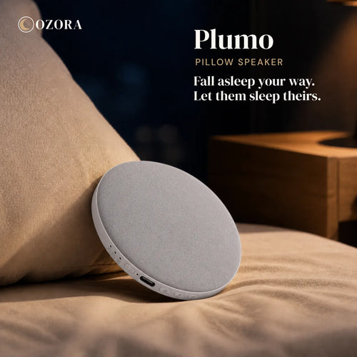 Plumo pillow speaker, personal sound without pressure on the ear